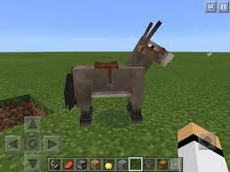 What do donkeys eat in Minecraft